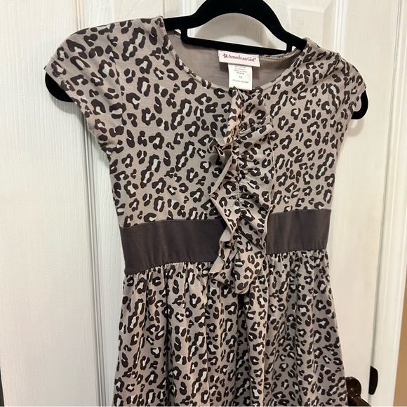American Girl Leopard Print Dress Girls Size 10 EUC - Picture 2 of 6